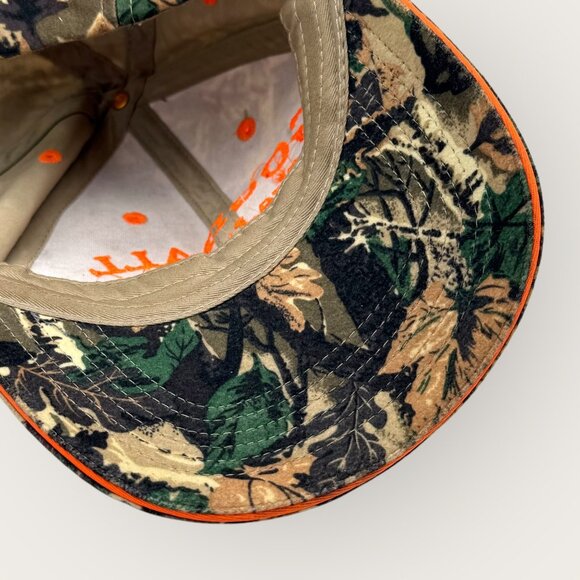 Goodall Tire & Steel Camouflage Cap Orange Embroidery Adjustable Baseball Hat - Picture 5 of 7